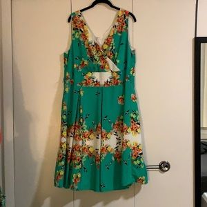 Dress Barn Bird and Floral dress